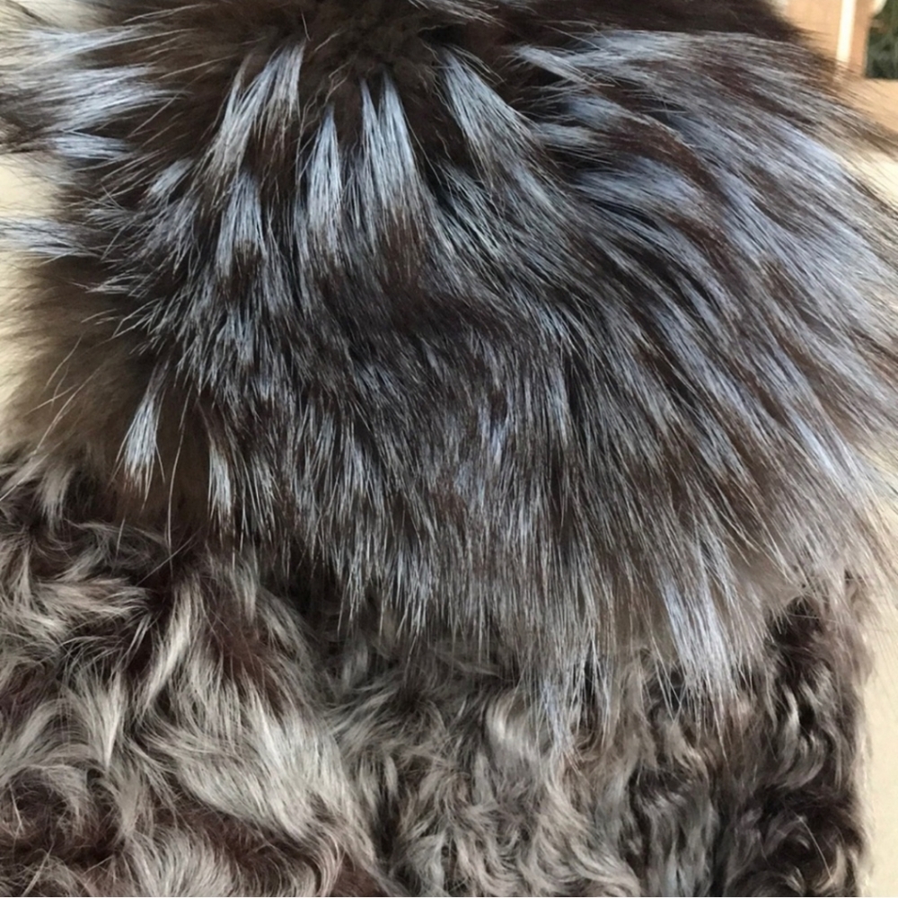 NWOT Genuine fur and leather jacket - Picture 5 of 12